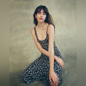 Réalisation maxi dress with daisy print